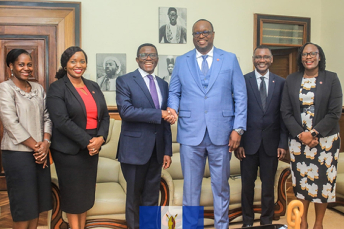 ABSA Bank executives visit the Katikkiro